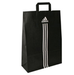 Flat Tape Paper Handle Carrier bags 