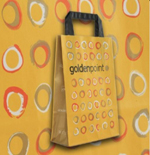 Flat Tape Paper Handle Carrier bags 